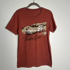 VEXIL Burnt Orange Western Rodeo Grind Graphic Tee Small